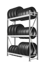 Стеллаж для автошин и дисков 2000х2100х400 3 яруса